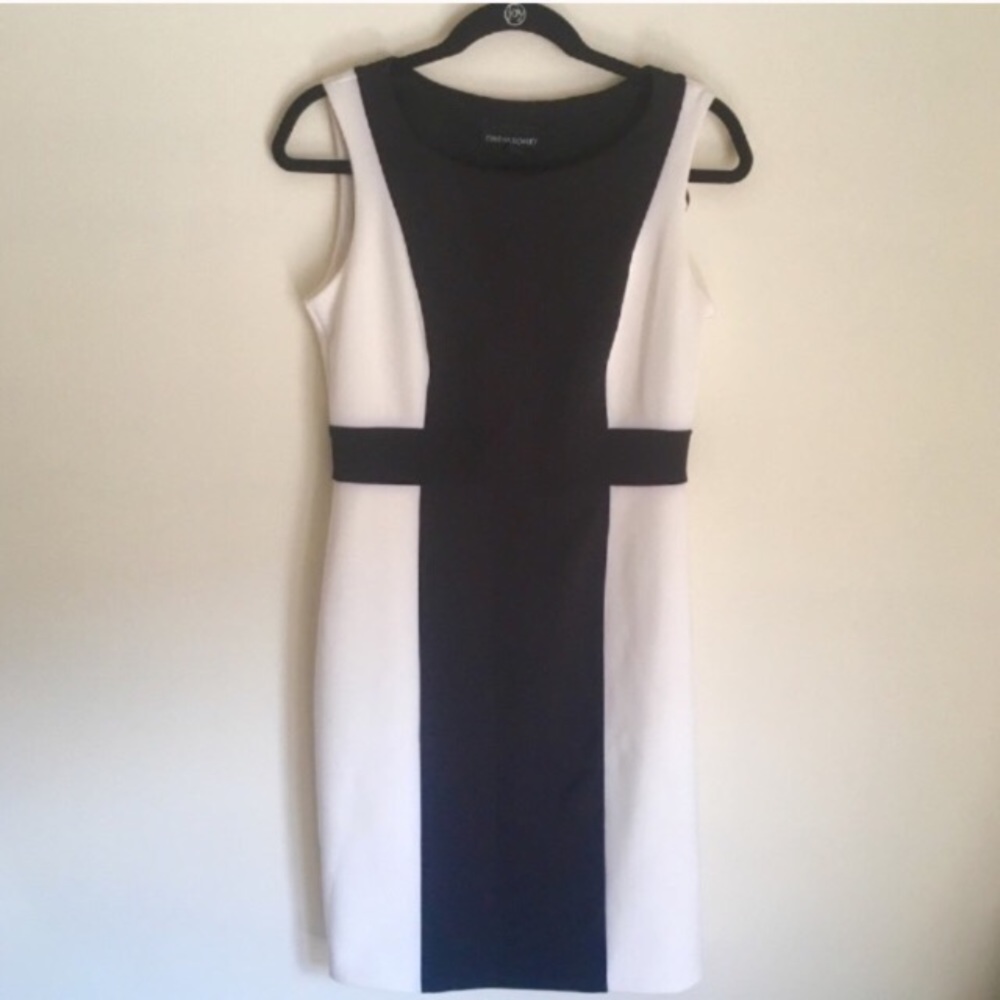 Cynthia Rowley black and white business dress